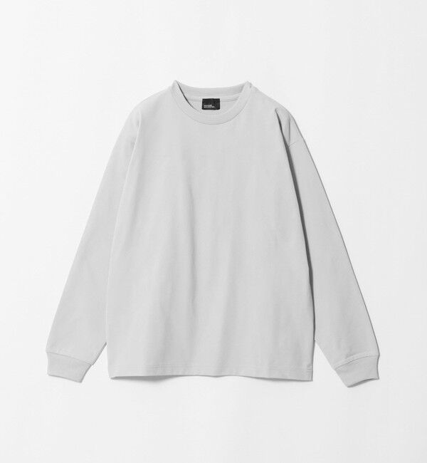 UNITED ARROWS green label relaxing「【WEB限定】JUST fit クリーン カノコ ワイド クルーネック 長袖 Tシャツ -抗菌-」|Tシャツ・カットソー|