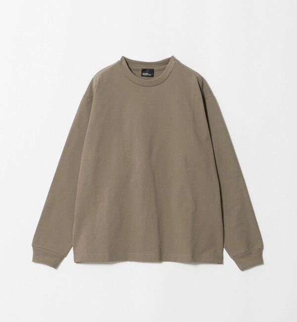 UNITED ARROWS green label relaxing「【WEB限定】JUST fit クリーン カノコ ワイド クルーネック 長袖 Tシャツ -抗菌-」|Tシャツ・カットソー|