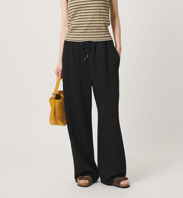 BEAUTY&YOUTH UNITED ARROWS「【WEB限定】エアリーポンチ イージーパンツ」|その他|BLACK