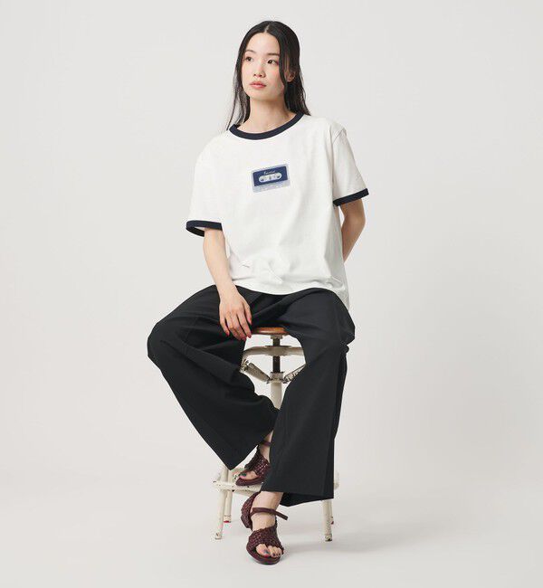 BEAUTY&YOUTH UNITED ARROWS「【WEB限定】グラフィック リンガーTシャツ」|Tシャツ・カットソー|