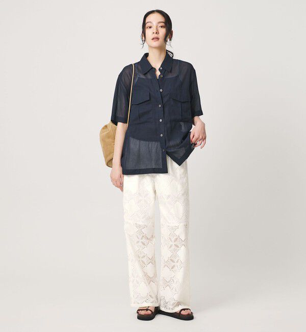 BEAUTY&YOUTH UNITED ARROWS「【WEB限定 Wardrobe DAILY MINIMAL】レース イージーパンツ ウォッシャブル」|その他|