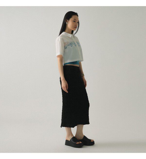 Ray BEAMS 「カットワーク レース シャツ」|シャツ・ブラウス|