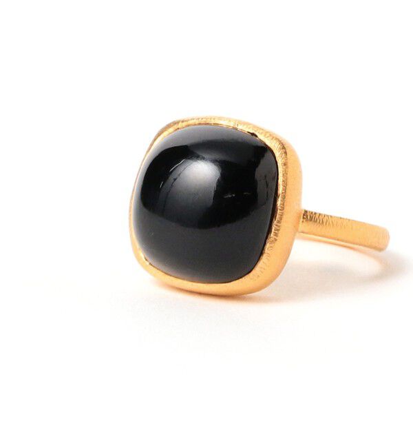 Demi-Luxe BEAMS 「【別注】Fruitsjolie / オニキス リング 13&times;13ｍｍ」|その他|
