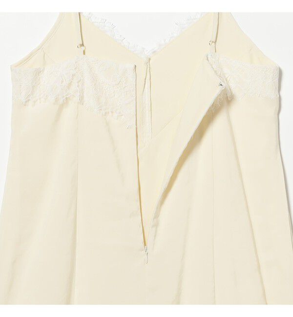 Ray BEAMS 「レース 切り替え Vネック キャミ ワンピース」|ワンピース|