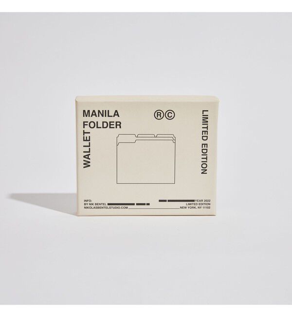 bPr BEAMS「Nik BENTAL / Manila Folder Wallet」|ステーショナリー|