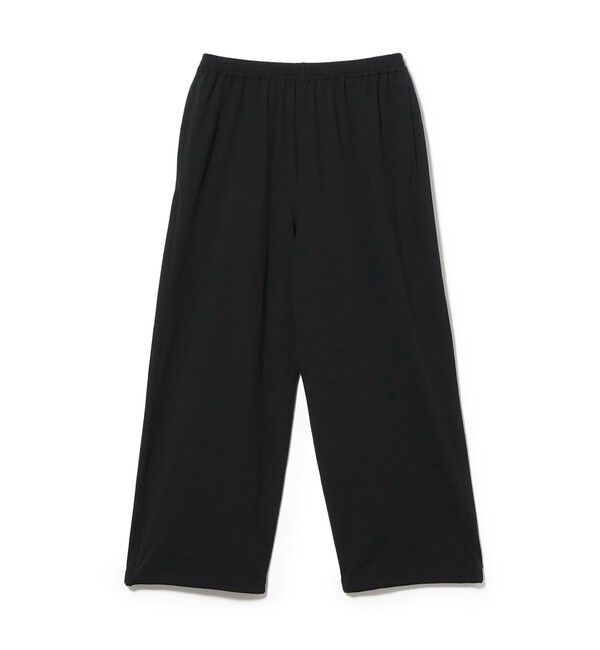 BEAMS「ダイナミック ドライ イージー パンツ 【ワイドストレートフィット】」|チノ|BLACK