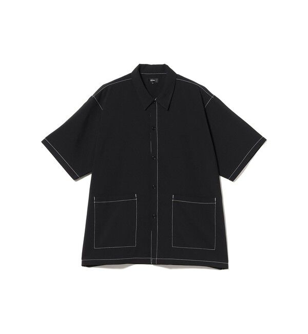 BEAMS「ダブル ポケット ステッチ シャツ 【ワイドフィット】」|シャツ・ブラウス|