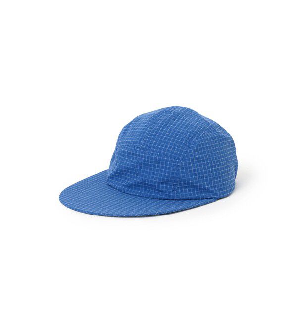 BEAMS PLUS「5Panel Longbill Cap Blurred Ripstop Nylon」|その他|BLUE