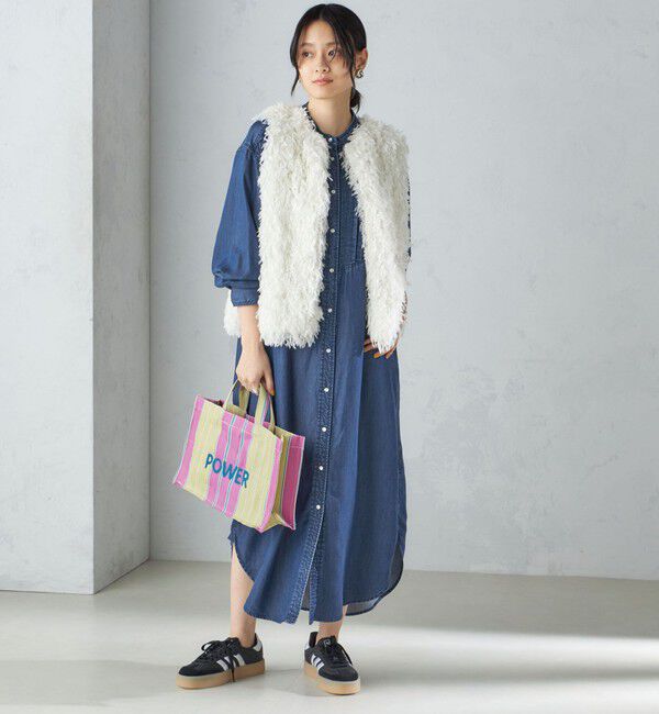 SHIPS for women「AVANI＆AMYRA ロゴ メッシュ バッグ S 」|トートバッグ|