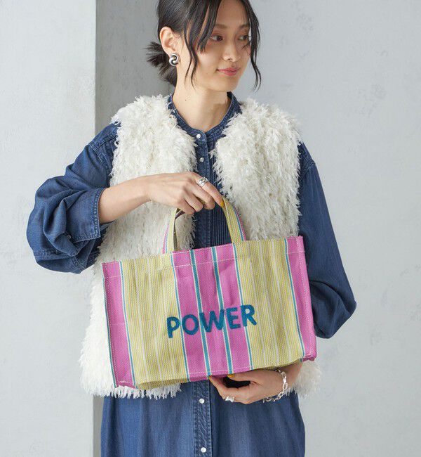 SHIPS for women「AVANI＆AMYRA ロゴ メッシュ バッグ S 」|トートバッグ|