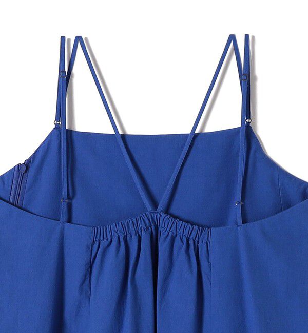 SHIPS for women「SHIPS Primary Navy Label:〈手洗い可能〉近江晒 フレア キャミ ワンピース」|ワンピース|