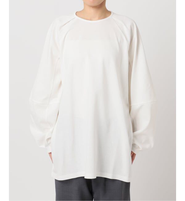  「[THE MOOD] パフスリーブ ロンTEE：カットソー」|Tシャツ・カットソー|