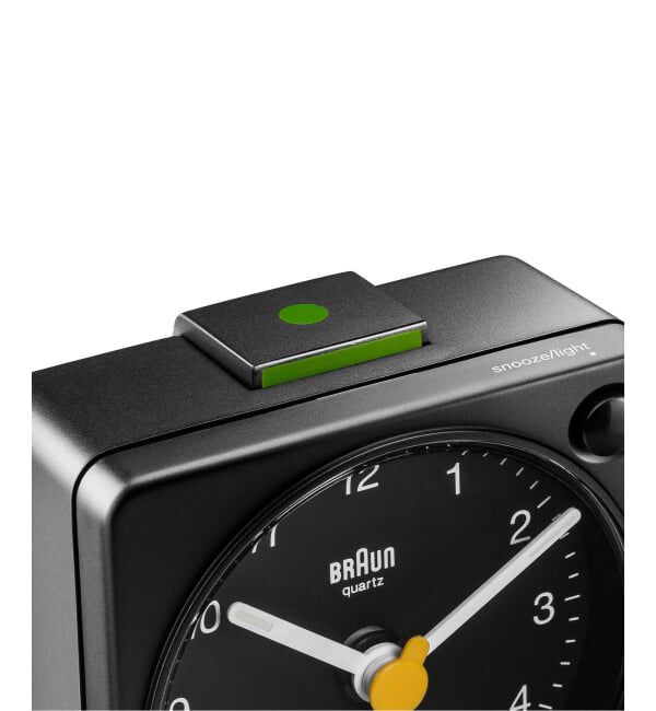 HIROB「BRAUN ALARM CLOCK BLACK BC02XB」|クロック・置時計|