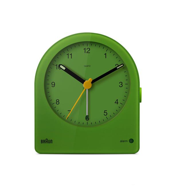 HIROB「BRAUN ALARM CLOCK GREEN BC22GN」|クロック・置時計|