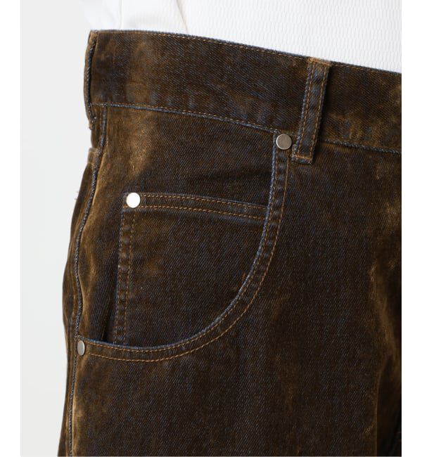 JOINT WORKS「≪予約≫NOCTO ARCHIVE/ノクト アーカイブ Cutting Flocky Wide Denim」|デニム|