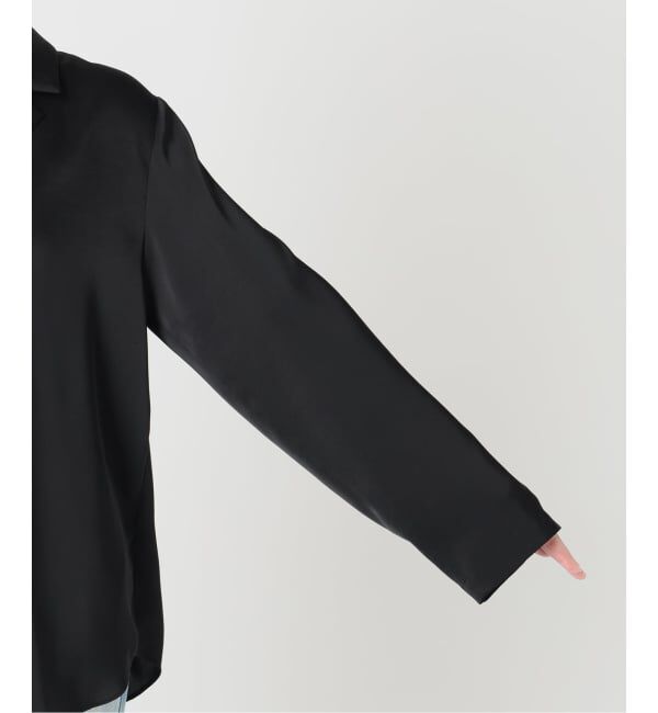 Plage「《予約》dull satin classic シャツ」|シャツ・ブラウス|
