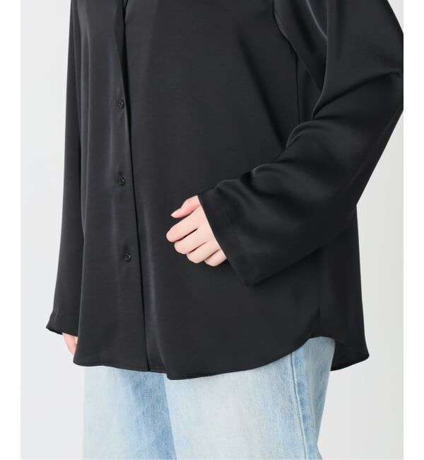 Plage「《予約》dull satin classic シャツ」|シャツ・ブラウス|