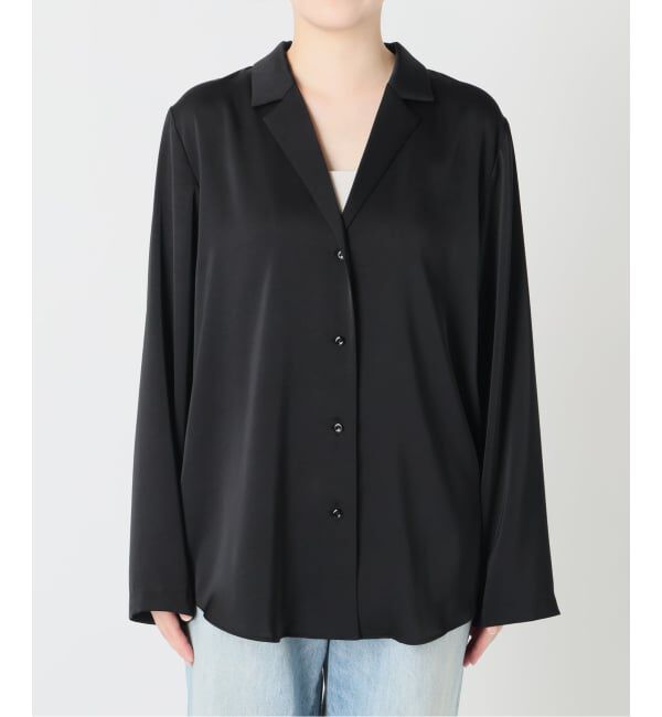 Plage「《予約》dull satin classic シャツ」|シャツ・ブラウス|