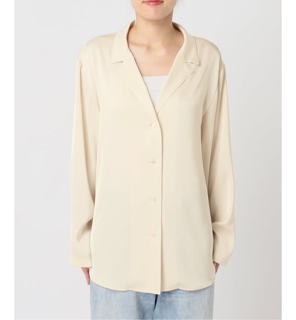 Plage「《予約》dull satin classic シャツ」|シャツ・ブラウス|