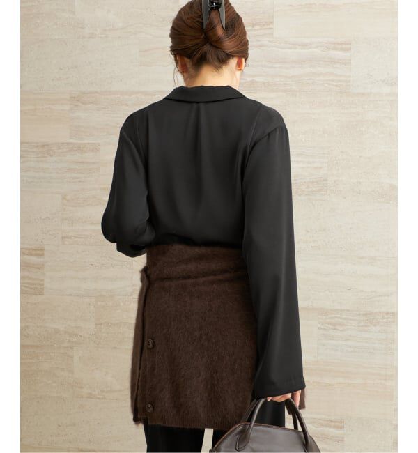 Plage「《予約》dull satin classic シャツ」|シャツ・ブラウス|