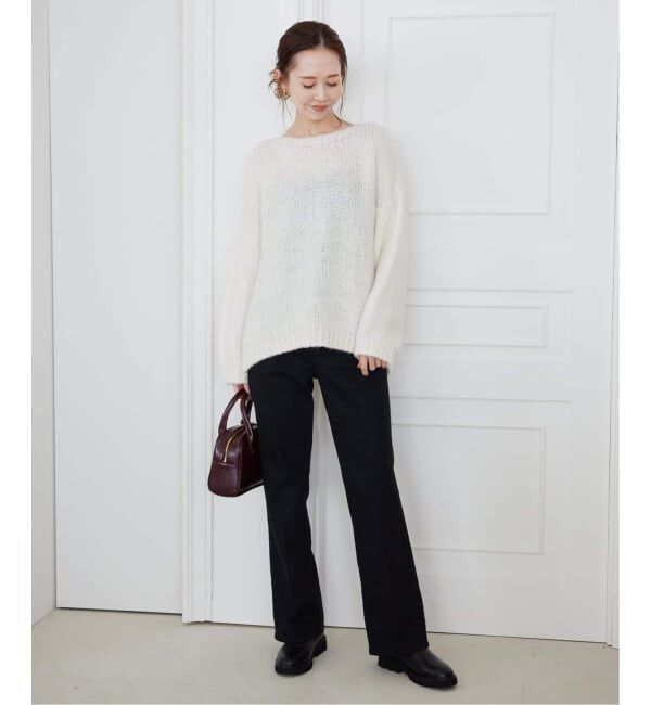 SLOBE IENA「《追加予約》TRICOTS JEAN MARC/トリコットジーンマルク SLOBE別注 PO KNIT」|ニット・セーター|