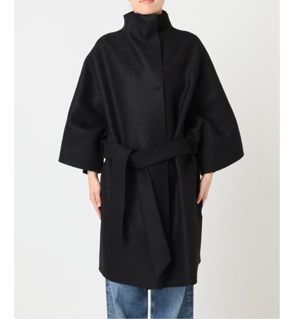 journal standard L'essage「《予約》HARRIS WHARF LONDON 別注 Women kimono mantle pressed wool コート」|その他|