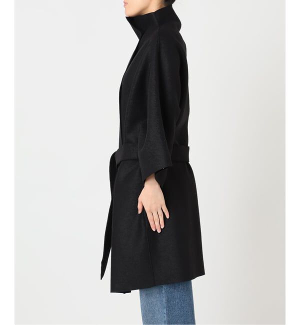 journal standard L'essage「《予約》HARRIS WHARF LONDON 別注 Women kimono mantle pressed wool コート」|その他|