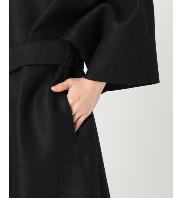 journal standard L'essage「《予約》HARRIS WHARF LONDON 別注 Women kimono mantle pressed wool コート」|その他|