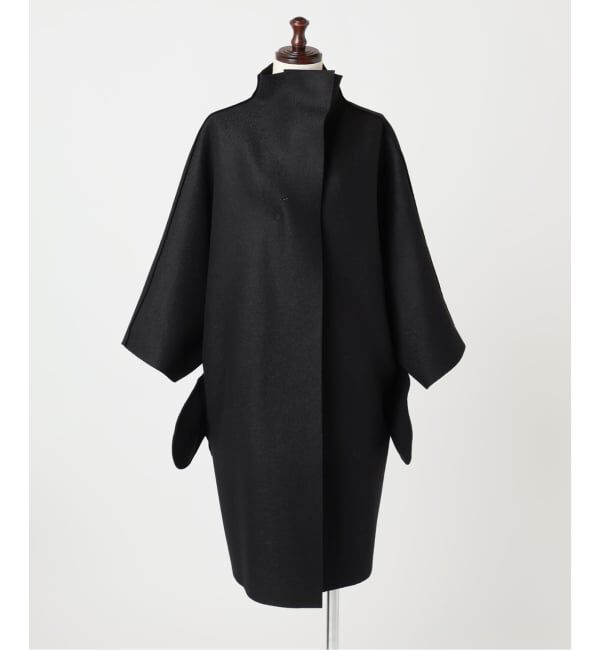 journal standard L'essage「《予約》HARRIS WHARF LONDON 別注 Women kimono mantle pressed wool コート」|その他|