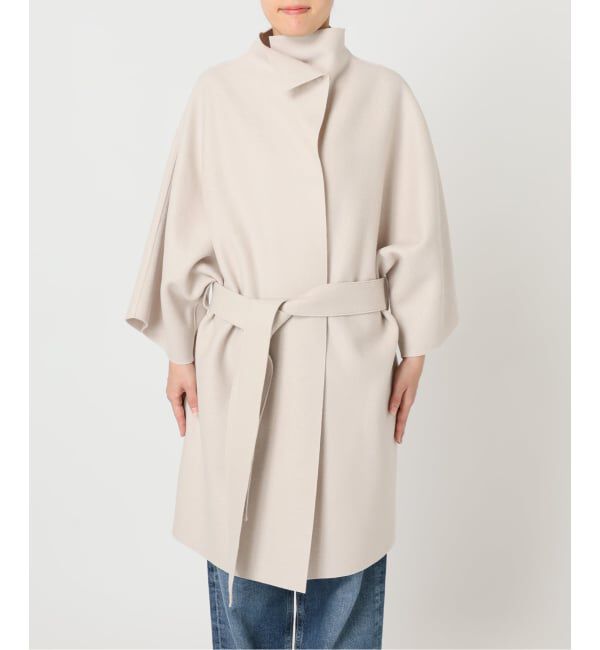 journal standard L'essage「《予約》HARRIS WHARF LONDON 別注 Women kimono mantle pressed wool コート」|その他|