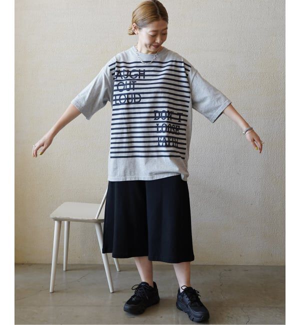 journal standard luxe「プリントT LAUGH OUT LOUD」|Tシャツ・カットソー|