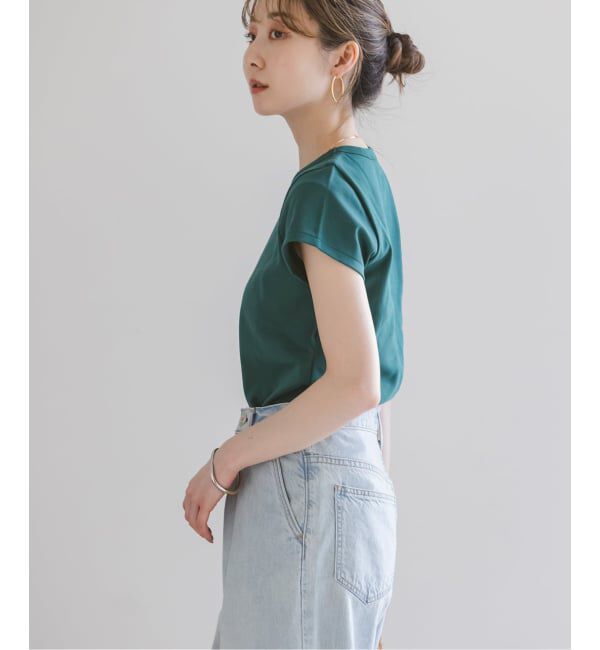 NOBLE「《追加・WEB限定カラー》スビンコットンスムースコンパクトTシャツ」|Tシャツ・カットソー|