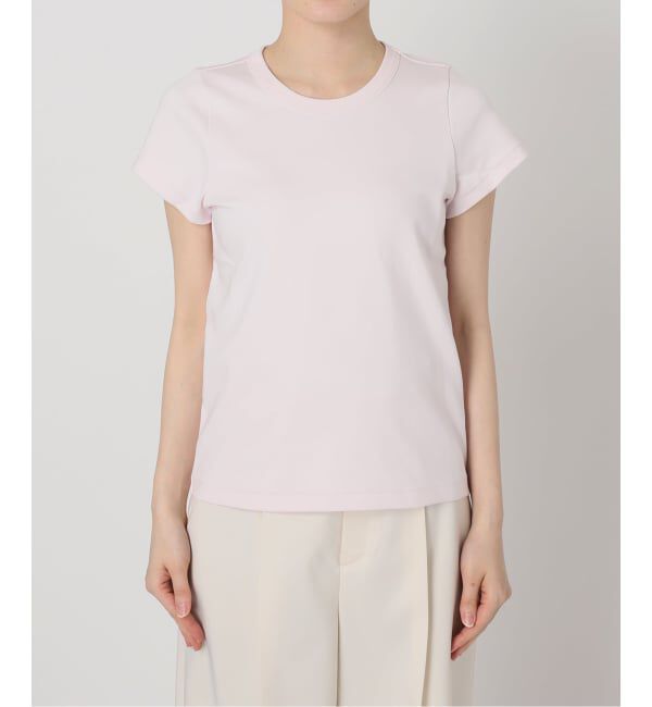 NOBLE「《追加・WEB限定カラー》スビンコットンスムースコンパクトTシャツ」|Tシャツ・カットソー|
