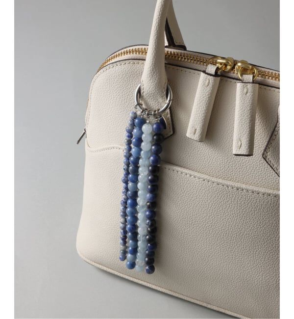 Spick and Span「【SAMH by LILAS】ジェムフリンジバッグチャーム BL」|その他|