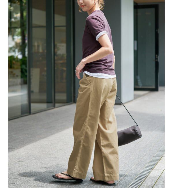 Spick and Span「ラチネバックイージーストレートパンツ」|その他|