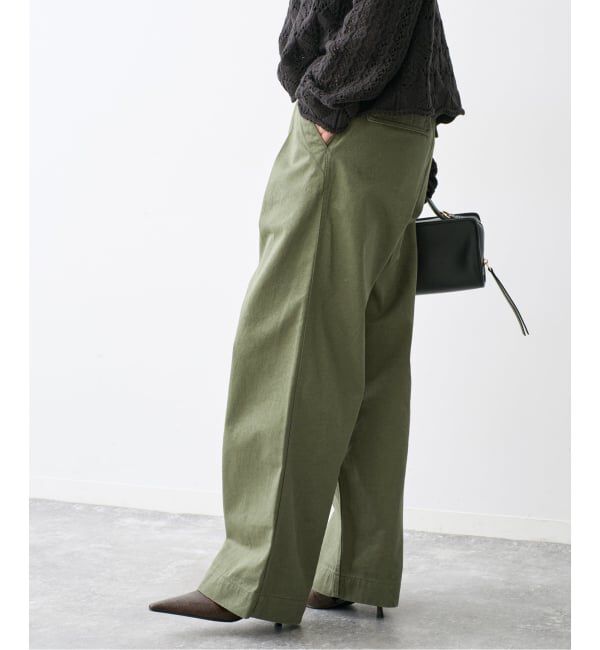 Spick and Span「ラチネバックイージーストレートパンツ」|その他|