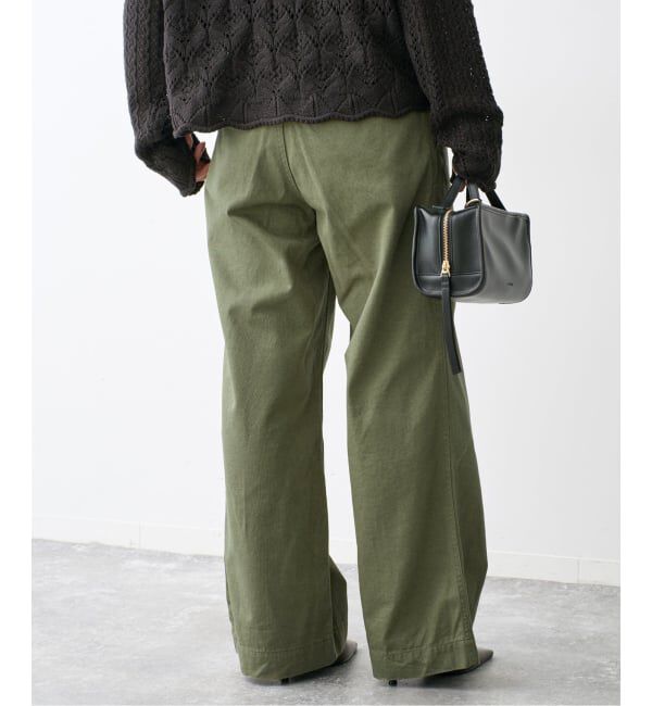 Spick and Span「ラチネバックイージーストレートパンツ」|その他|