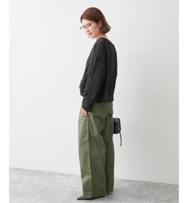 Spick and Span「ラチネバックイージーストレートパンツ」|その他|