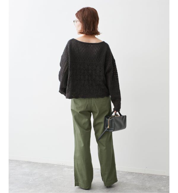 Spick and Span「ラチネバックイージーストレートパンツ」|その他|