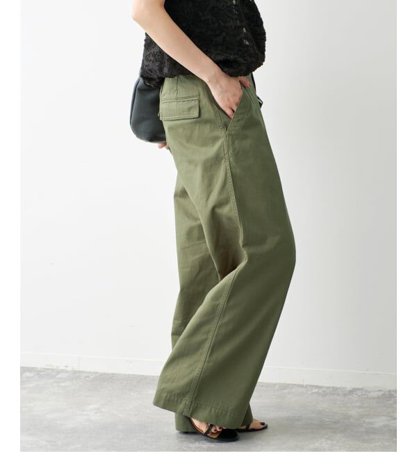 Spick and Span「ラチネバックイージーストレートパンツ」|その他|