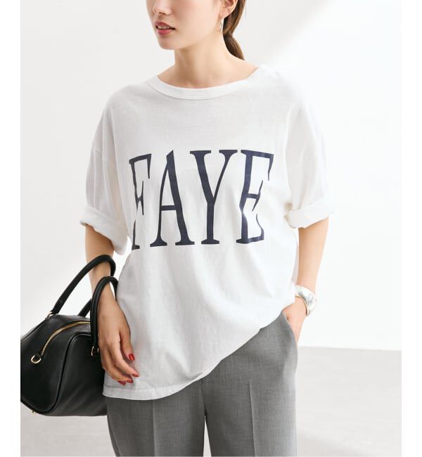 FRAMeWORK「≪WEB限定＋一部店舗 / 追加≫ラフィー天竺ネームロゴTEE 3」|Tシャツ・カットソー|