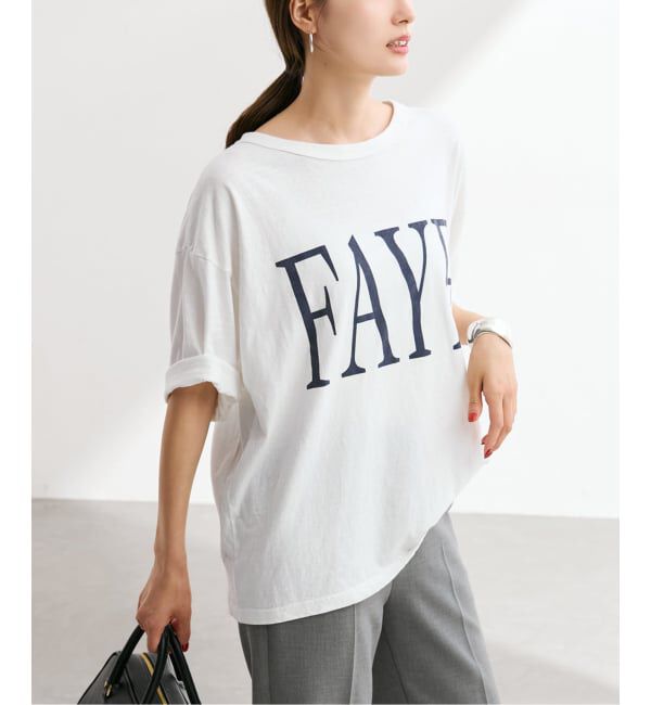 FRAMeWORK「≪WEB限定＋一部店舗 / 追加≫ラフィー天竺ネームロゴTEE 3」|Tシャツ・カットソー|