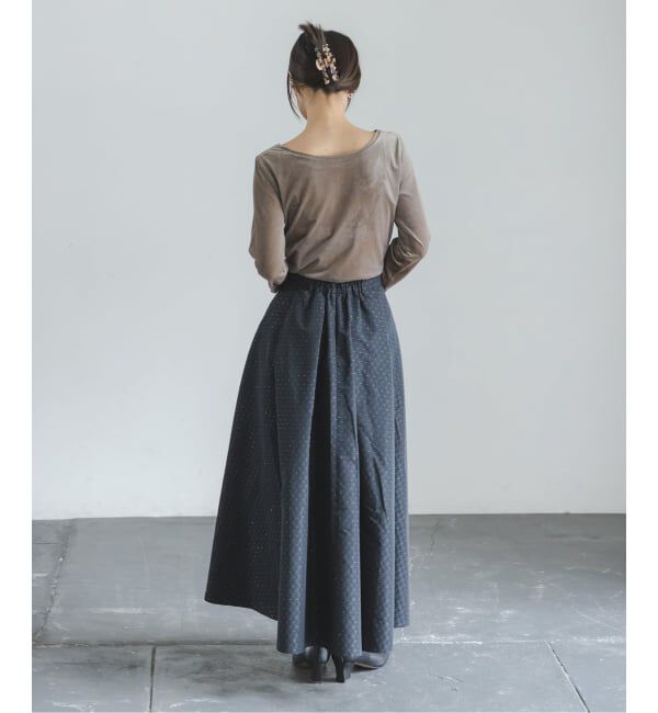 NOBLE「《予約》シアーベロアジャージーTOPS」|Tシャツ・カットソー|