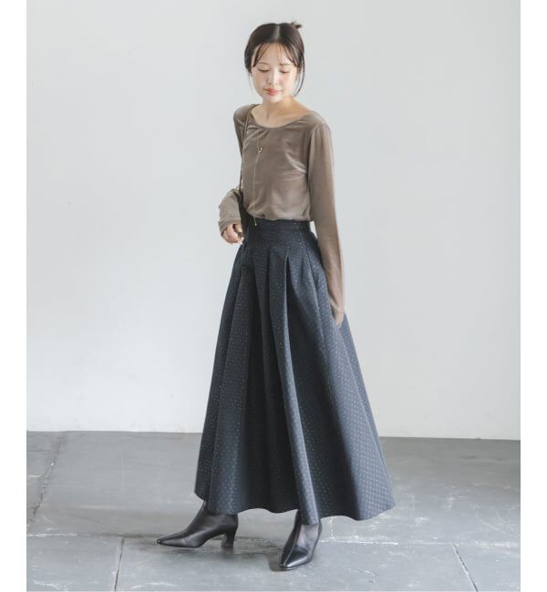 NOBLE「《予約》シアーベロアジャージーTOPS」|Tシャツ・カットソー|
