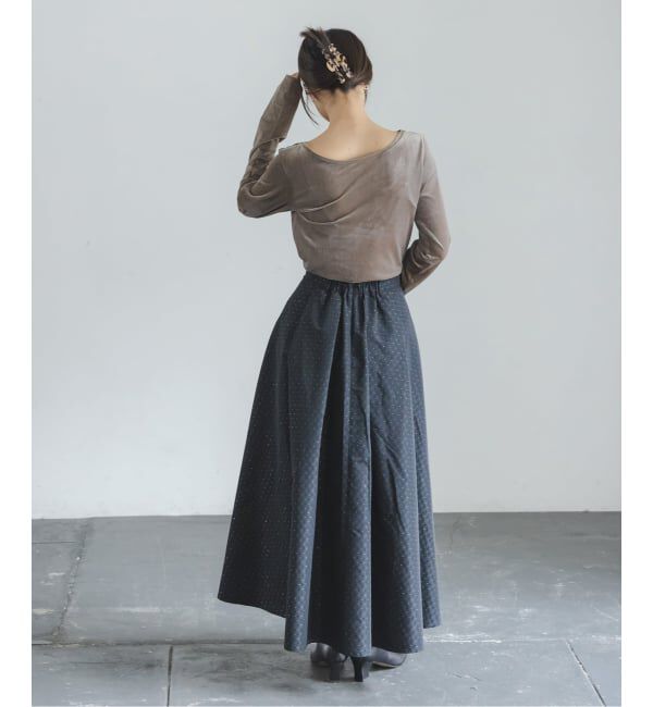 NOBLE「《予約》シアーベロアジャージーTOPS」|Tシャツ・カットソー|