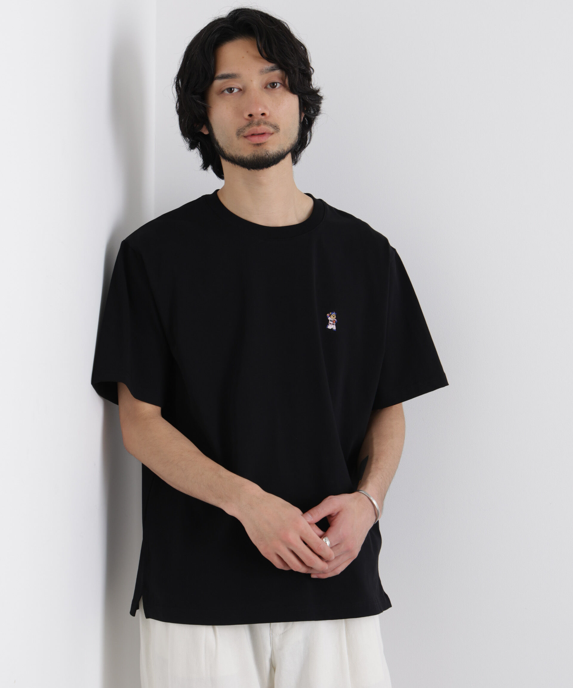 NANO universe「ナノベア Tシャツ 半袖 ベースボール」|Tシャツ・カットソー|