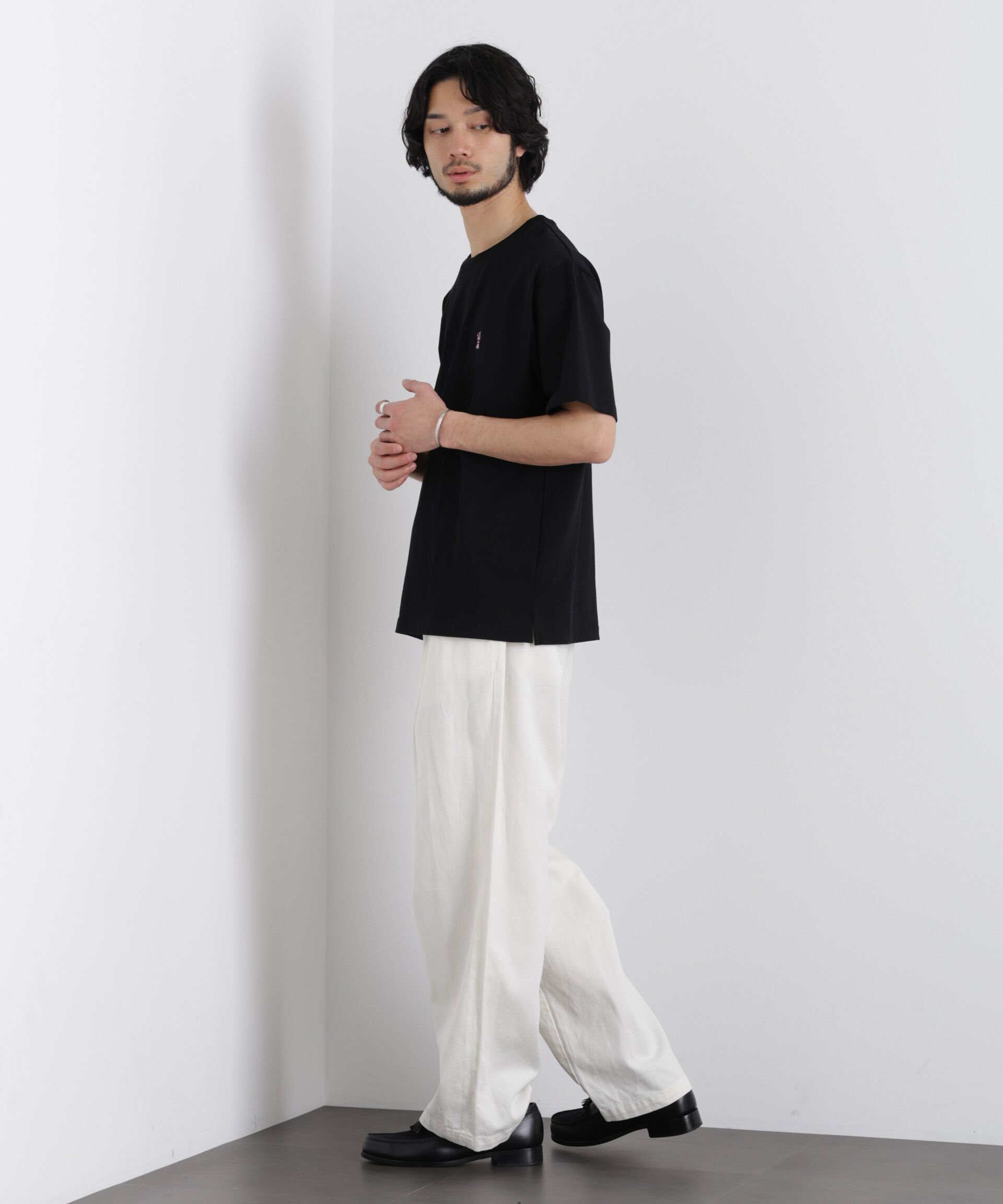 NANO universe「ナノベア Tシャツ 半袖 ベースボール」|Tシャツ・カットソー|