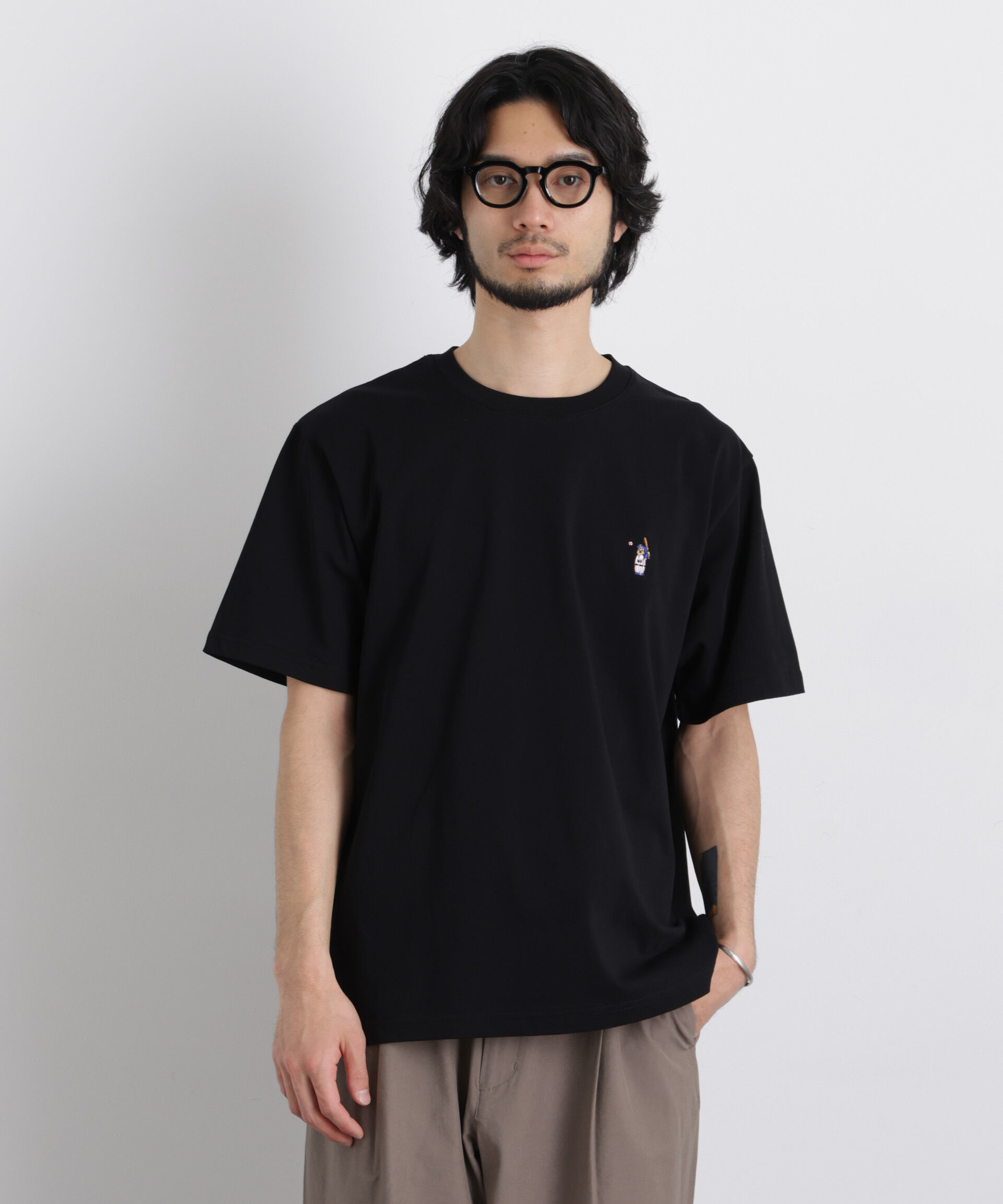 NANO universe「ナノベア Tシャツ 半袖 ベースボール」|Tシャツ・カットソー|パターン43
