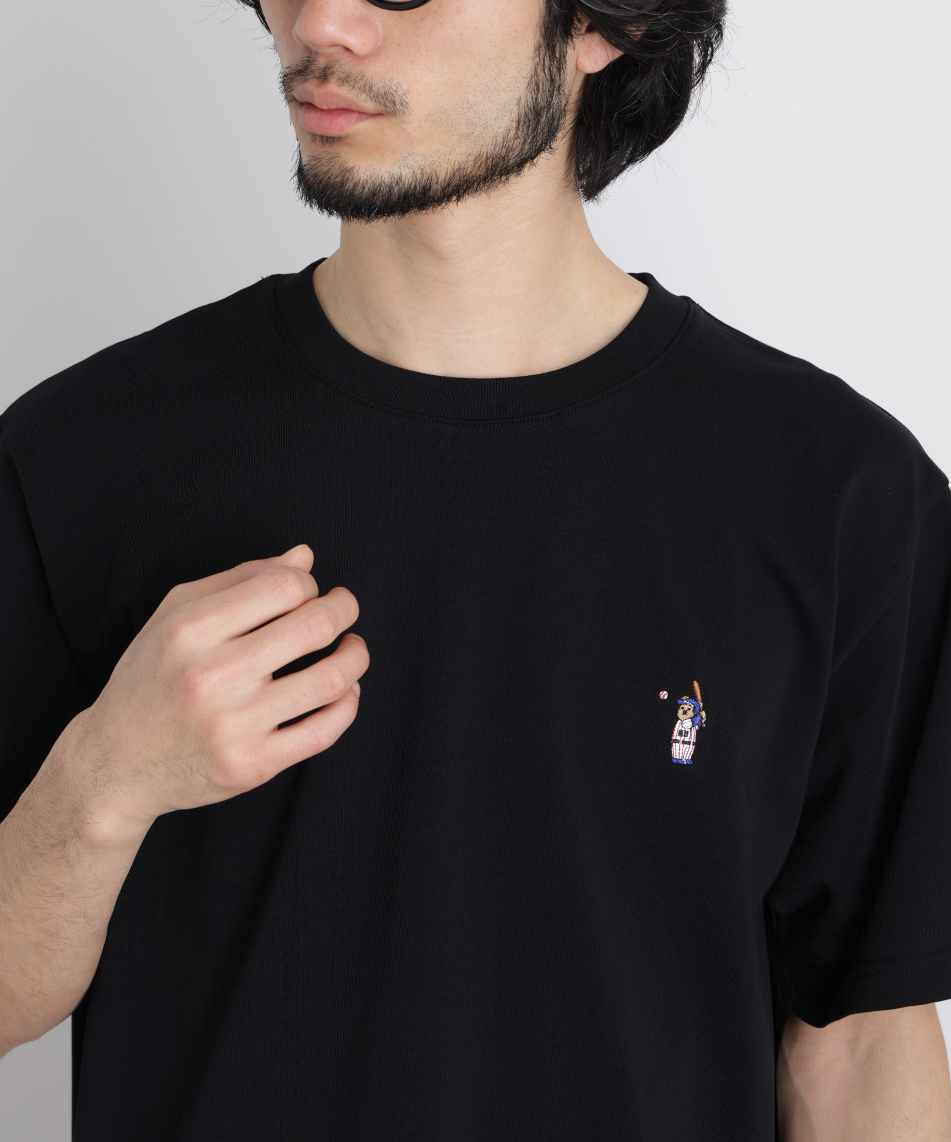 NANO universe「ナノベア Tシャツ 半袖 ベースボール」|Tシャツ・カットソー|