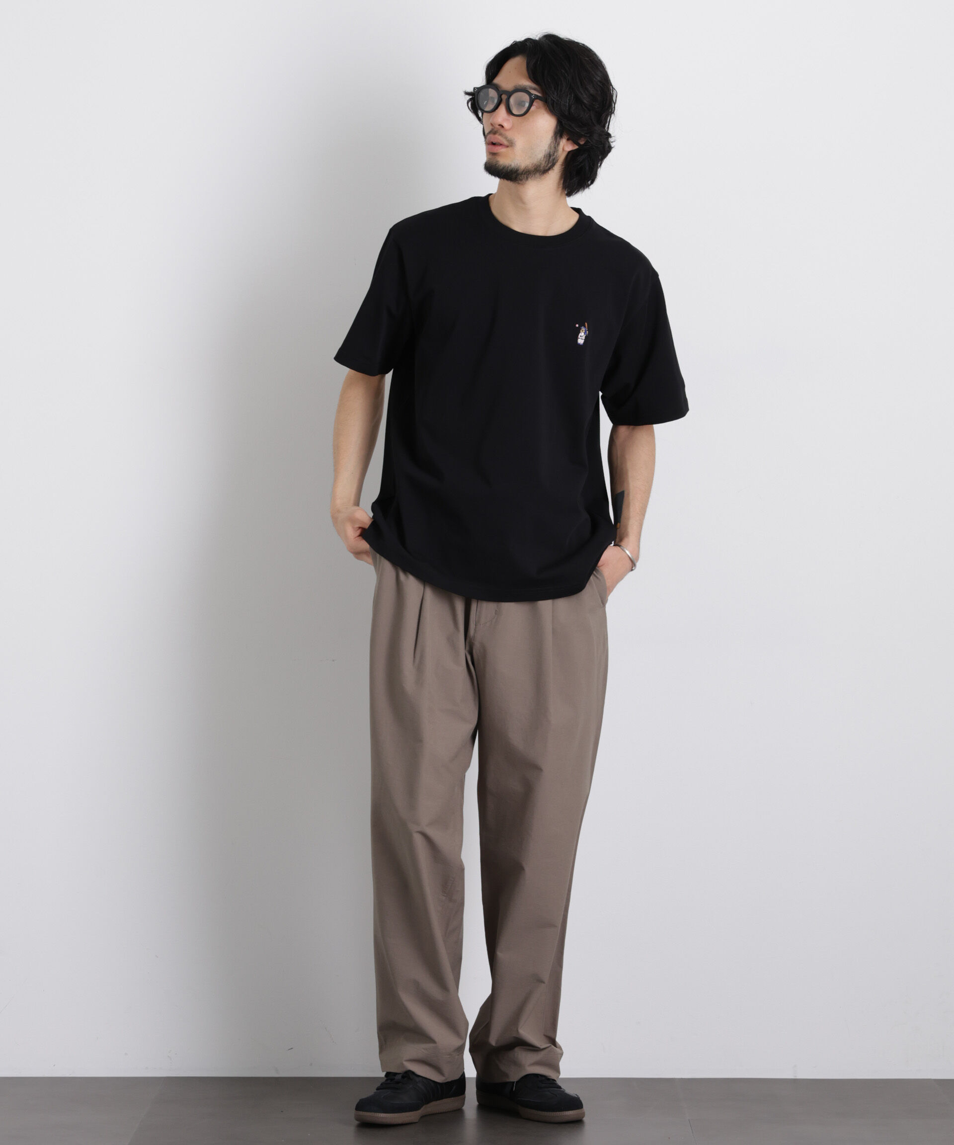 NANO universe「ナノベア Tシャツ 半袖 ベースボール」|Tシャツ・カットソー|